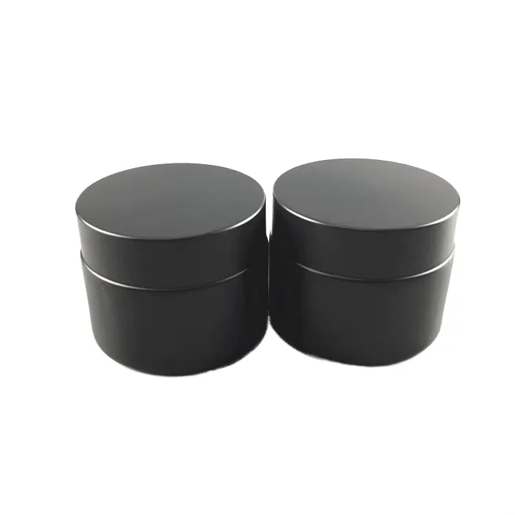 Amber Glass Jar 5g 10g 20g 30g 50g 100g in Stock Hot Selling Glass Cosmetic Container Cream Jar Glass Jar with Black Closure
