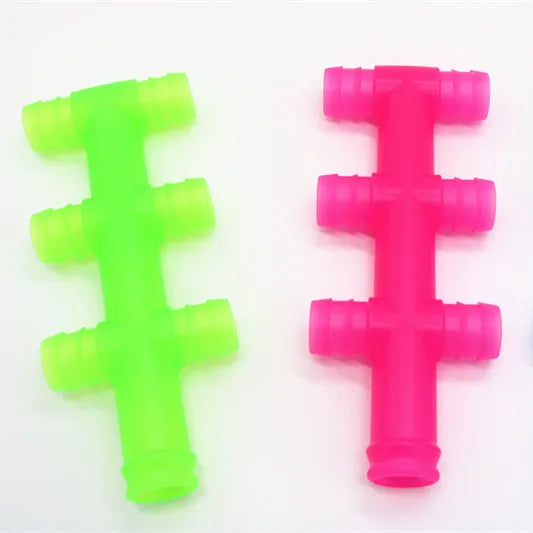 Party Triple Way Adapter 6 Way Connector for Combo Beer Snorkel