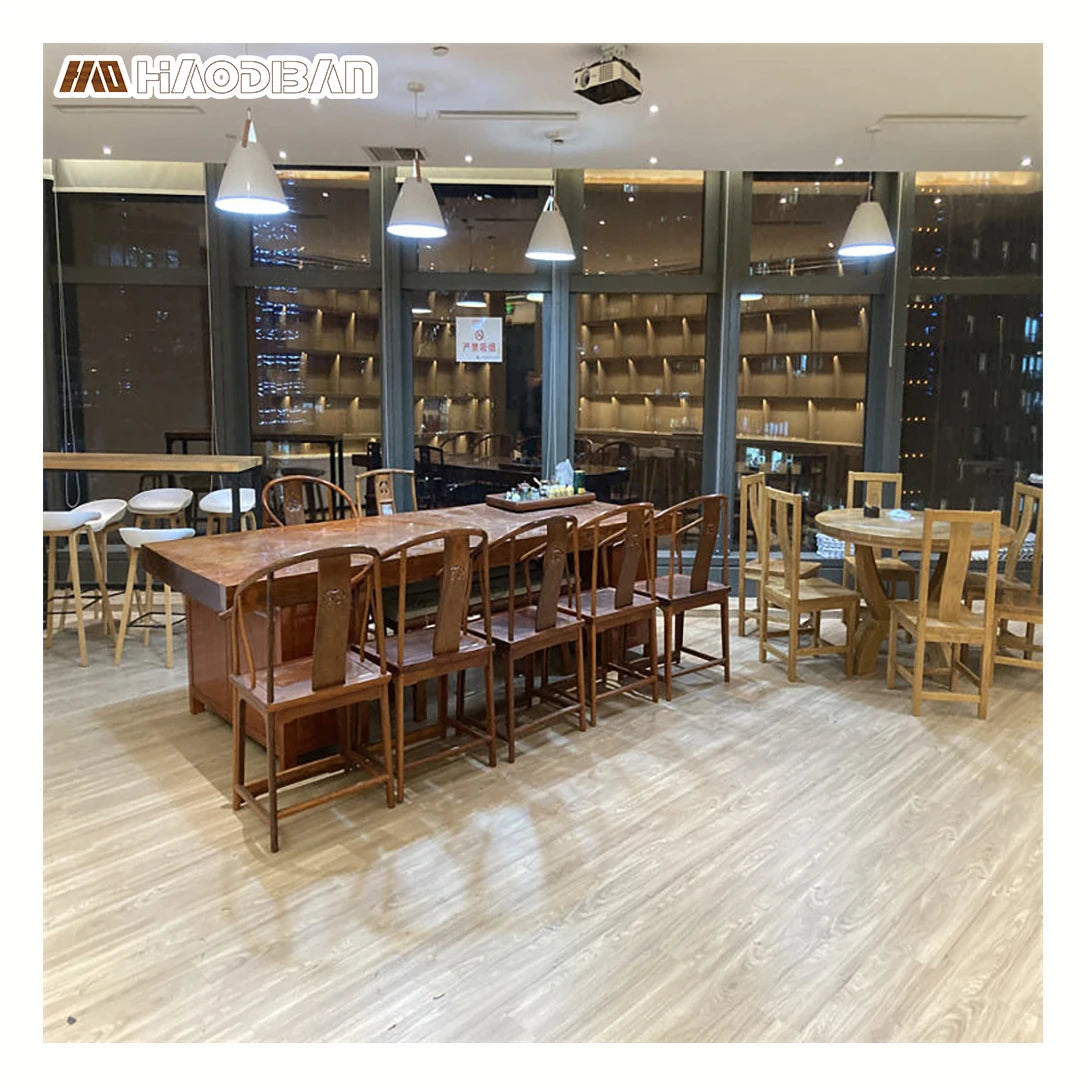 Commercial Grade Professional Installation LVP Plank Dryback Luxury Vinyl Tile LVT Flooring