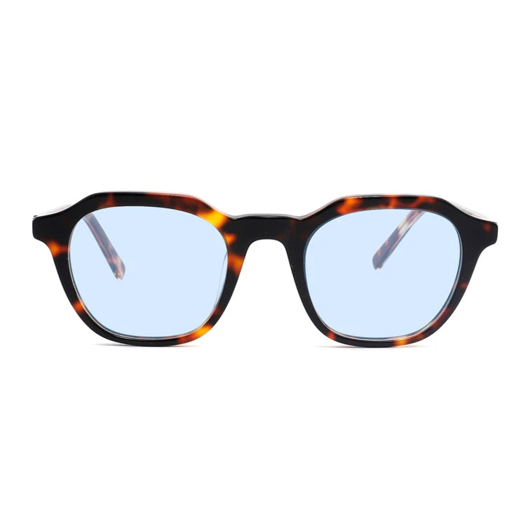 New Arriving Acetate Blue Light Block Computer Glasses Acetate Round Optic Frame Wholesale
