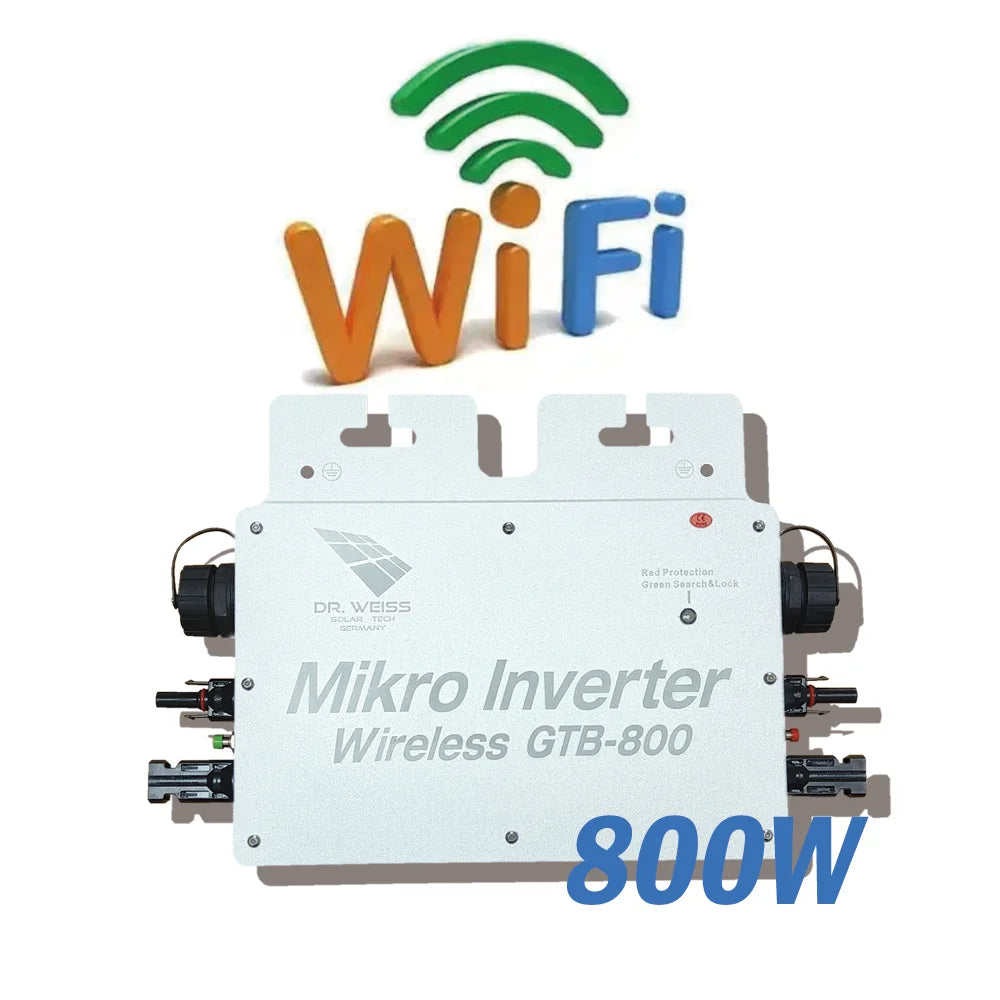 800W Micro Inverter for Balcony Solar System IP65 110V~230V Micro Inverter 800W Single or Three Phase Output