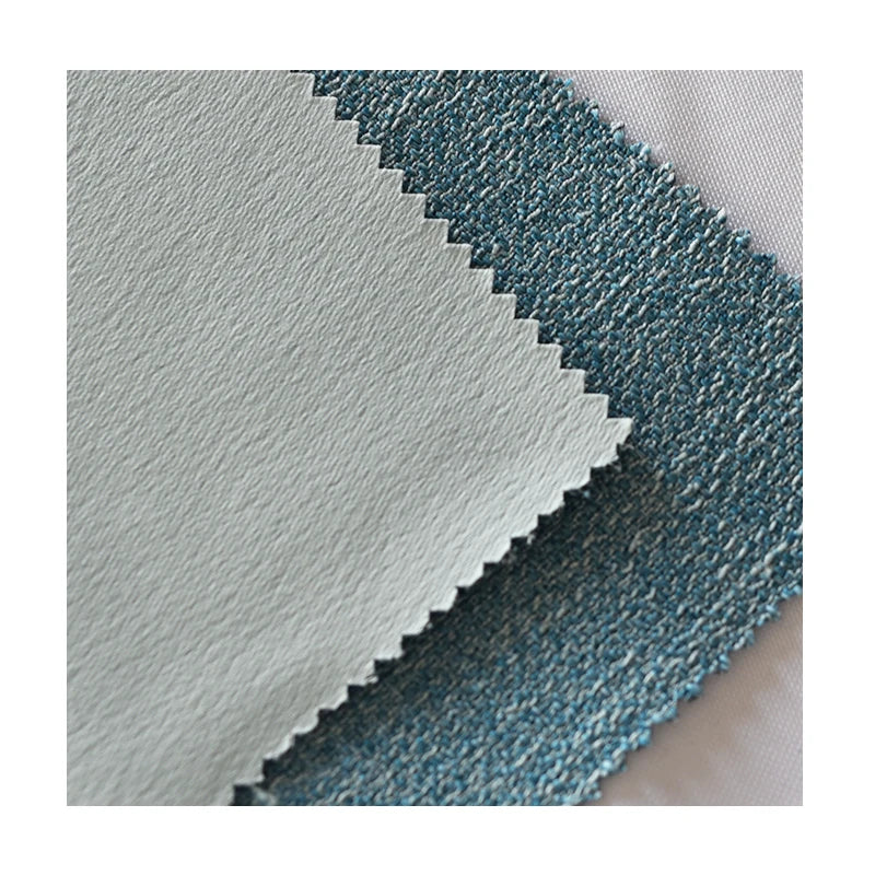 100% Polyester Plain Woven Linen Look Blackout Flame Retardant Medium Weight 465GSM Curtain Fabric Home Textiles Hotel