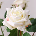 D-R003  Diameter 7cm Fashion Attractive Design Large Artificial Real Touch Roses Latex Flower for Wedding Decoration