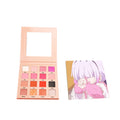 DIY 16 Colors Pressed Glitter High Pigment Eye Shadow Stamp Palettes Vendors Private Label