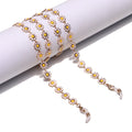 European Enamelled Daisy Design Jewelry Flower Eyeglasses Accessories Sunglasses Glasses Facemask Strap Chain Holder