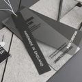 Wholesale Custom Design Name Logo Printed Price Tag Paper Garment Label Tags for Bags and Shoes