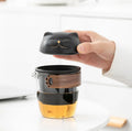 Mini Travel Ceramic Tea Pot Set Chinese Kung Fu Teapot 1 Pot 3 Cups Porcelain Teacup with Tea Infuser Portable Bag for Outdoor