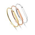 Y169 Wholesale Bracelet En Acier Inoxydable PVD 18k Gold Plated Blank Bar DIY Custom Engrave Fashion Jewelry Bracelets & Bangles