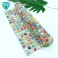Customized All Colors Hotfix Self Adhesive Rhinestone Sheet Clothing Accessory Crystal Rhinestone Sheet