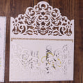 Luxury Gold Foil Unique Wedding Invitation Cards Marriage Quinceanera Wedding Card Invitation Pocket