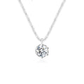 Green Red Olive 925 Sterling Silver 1-Carat Moissanite Pendant Necklace Valentine's Day Gift for Women