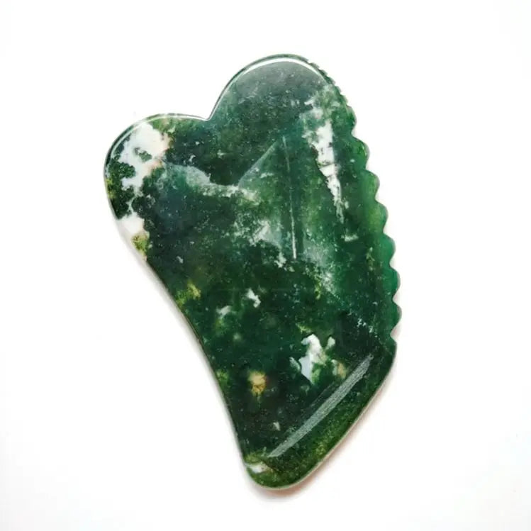 Diy Hot Selling Private Label Custom Bian Stone Body Scraping Massage Tool Facial Natural Butterfly Indian agate Jade Gua Sha