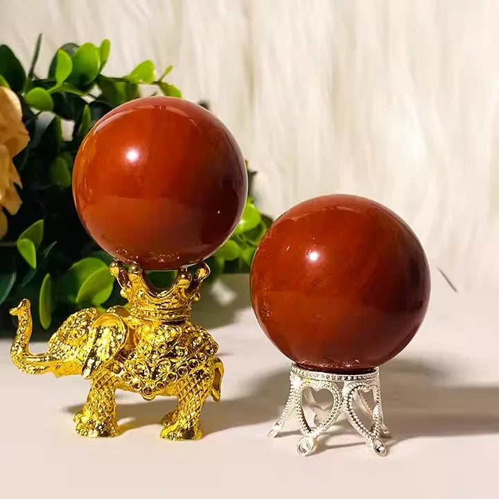 Bulk Price Wholesale Crystal Crafts Red Jasper Sphere Healing Stone Crystal Healing Gemstone Ball for Decoration Gifts