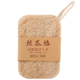 Factory Wholesale Pure Natural Thickened Loofah Sponge Gentle on Hands