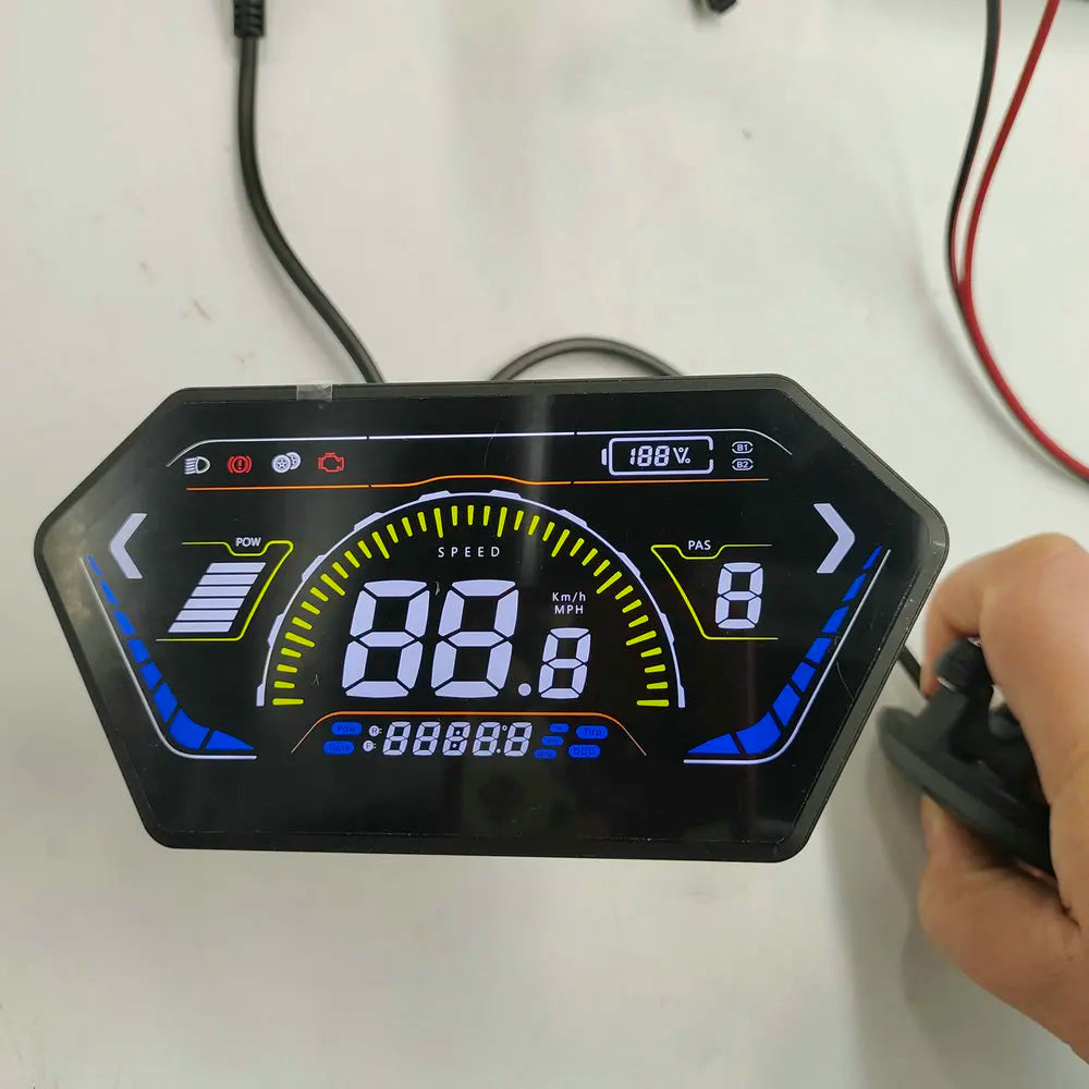 LCD Display S6 Install on Handlebar for Electric Bicycle WITH LITHIUM BATTERY Scooter CONVERSION PARTS EBIKE Accessories