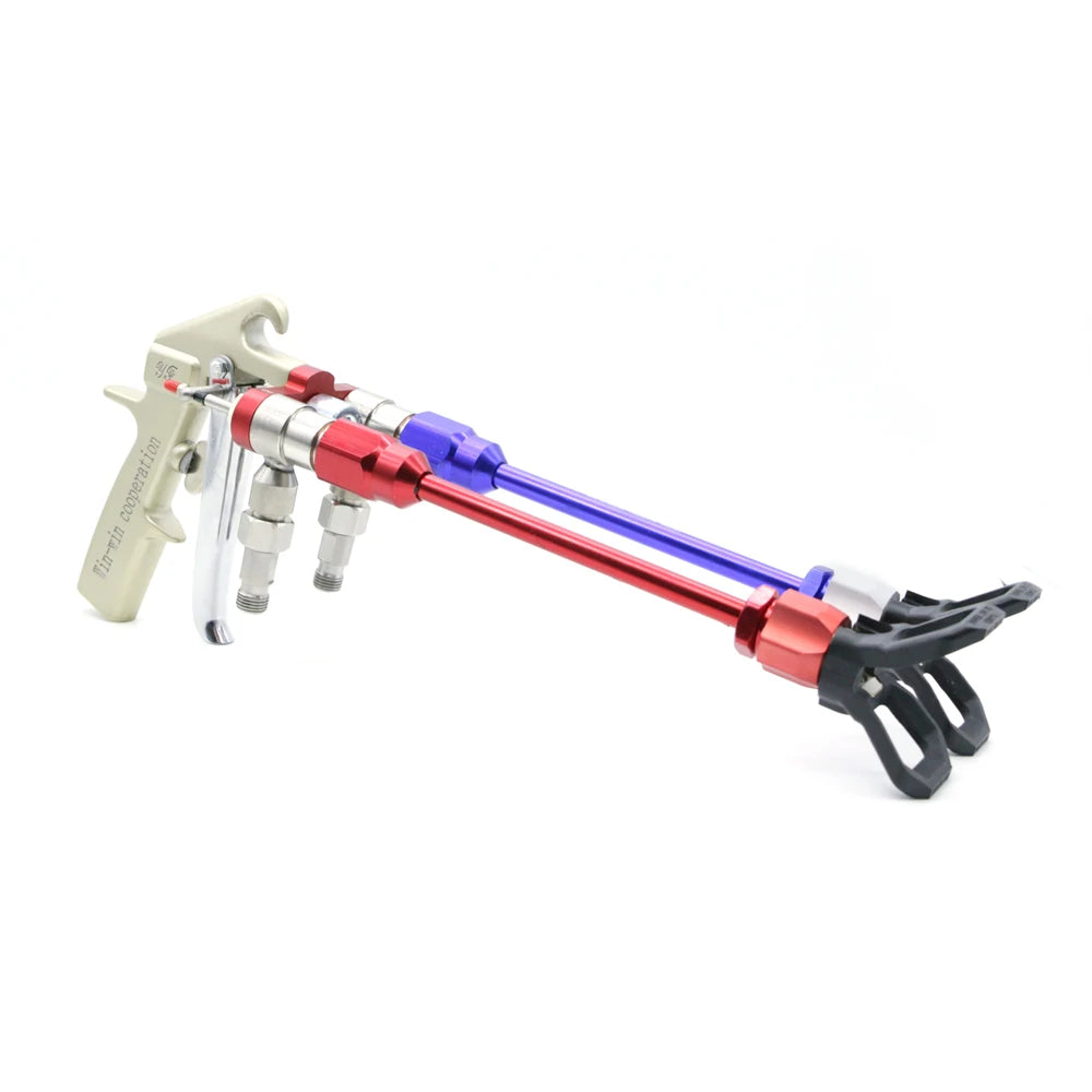Twin-Head Gun 911-2 External Mixing Lightweight Handheld Two Component Materials Spray Gun
