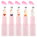 Wholesale Private Label Transparent Colors Flowers Jelly Lipstick Temperature Color Change Waterproof Vegan OEM Lipstick