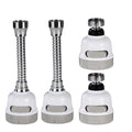 Adjustable Stainless Steel Kitchen Faucet Water Purifier 800 GPD Flow Rate Splash-Proof Shower Water Saver Extender Activated