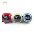 Universal Electric Bicycle Instrument Assembly LED Front Light with Power Lock Display for Scooter Bicycle Plastic Material