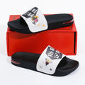 2024 Fashion Air Cushion Black Platform Sandals Custom Logo Waterproof Soft Embossed for Men Ladies in Winter Made in China