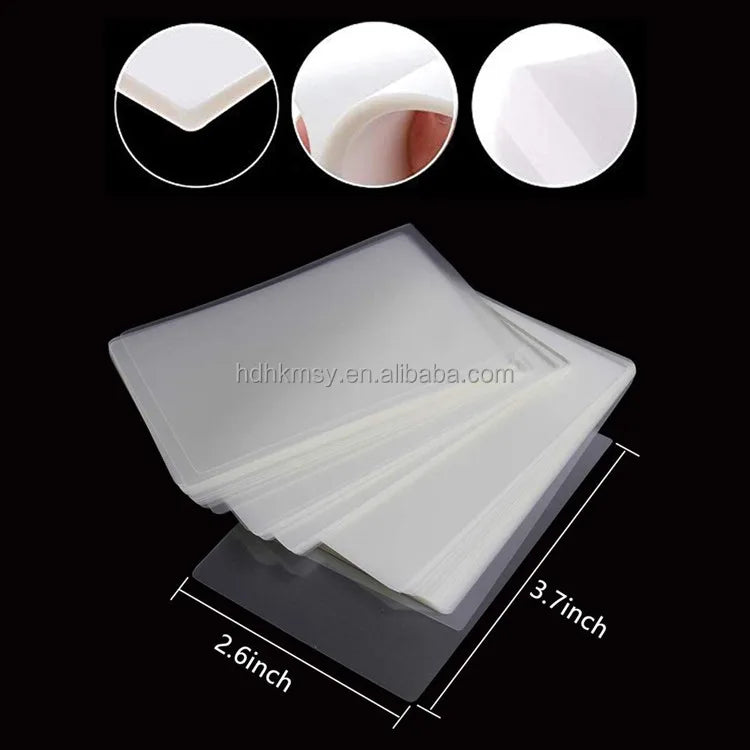 A4 125Mic Laminating Pouch Film Matte Laminating Pouches Anti Static Laminating Film