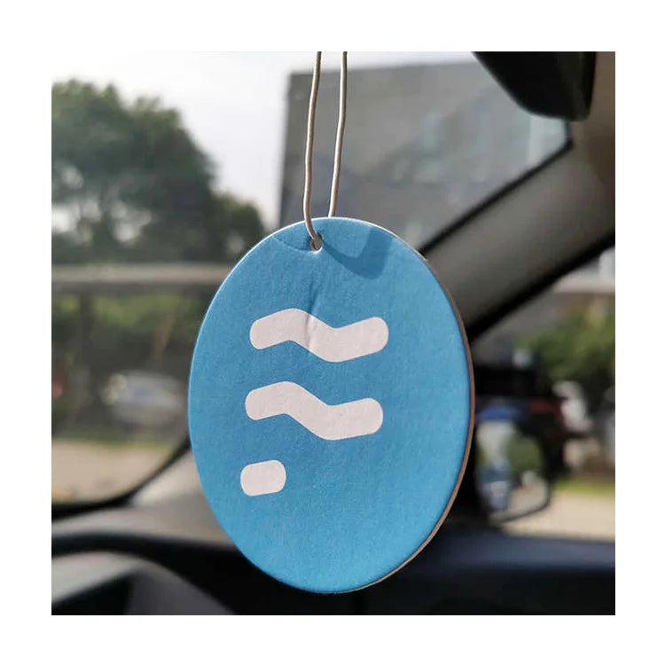 Wholesale Custom Orange Cologne Scented Hanging Car Air Freshener Modern Cute Home Room Use Stylish Car Perfume Promotional