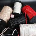 SINONG 4mm 5-Row Precious Water Glass Rope Flat Back Half Round Flash Tube for DIY Shoe Bag & Clothing Glue Technique