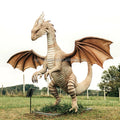 Real Life Size European Dragon Sculpture for Sale