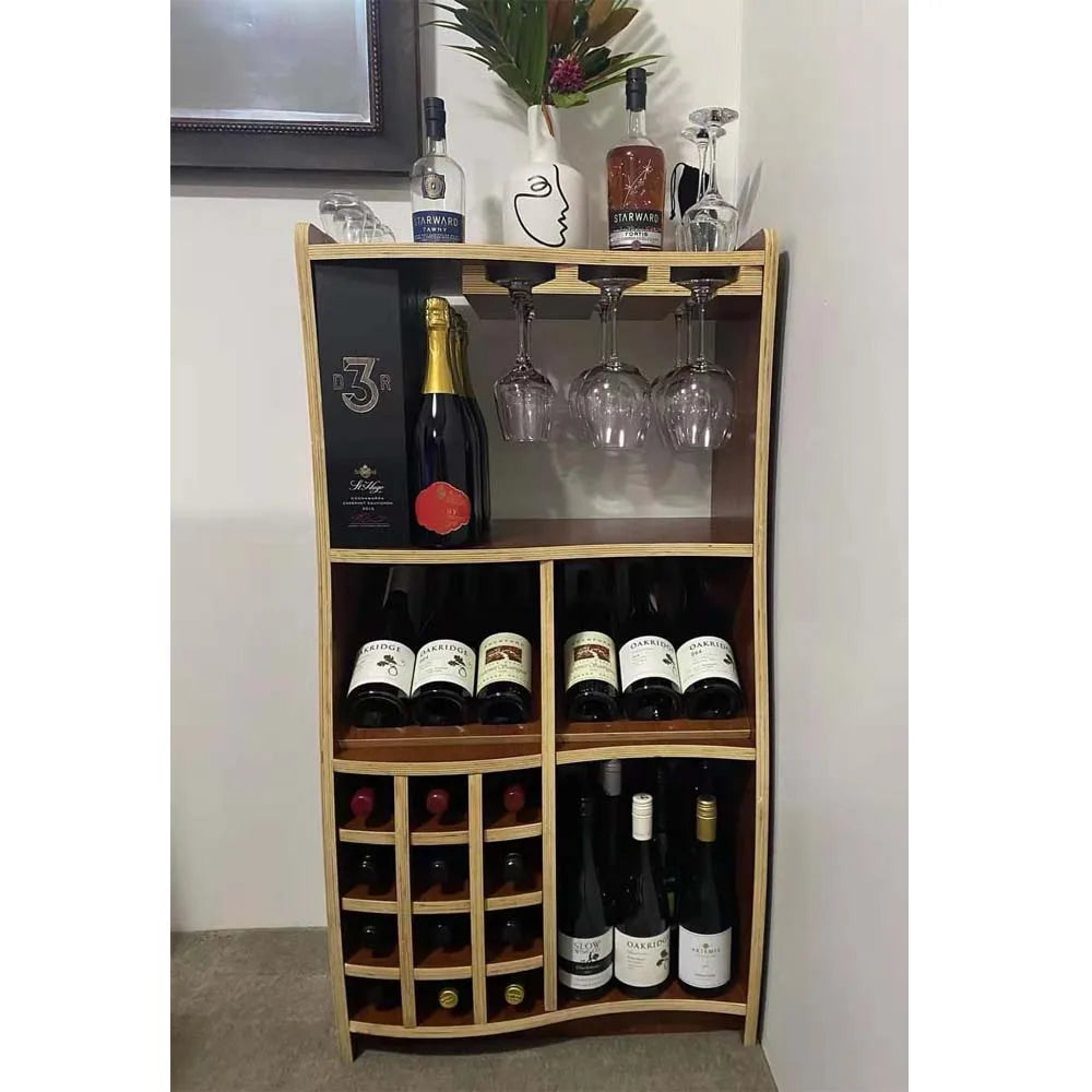 Modern Fashion Wine Display Cabinet Wholesale for Home Bar or Hotel Made of Wood Panel Living Room Furniture