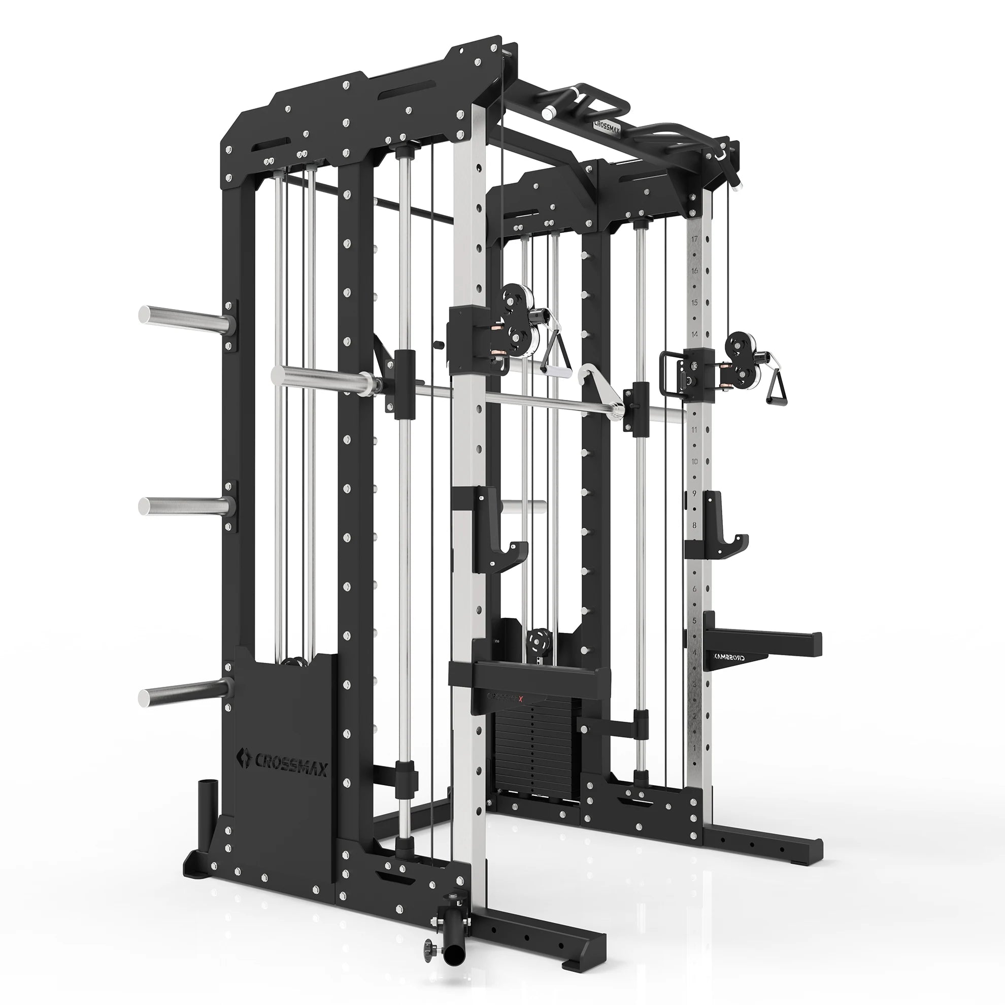 High Quality Crossmax KF8000 Power Rack Smith Machine Multi-Functional Trainer Arm Chest Leg Back Workout Steel Safety 200kg