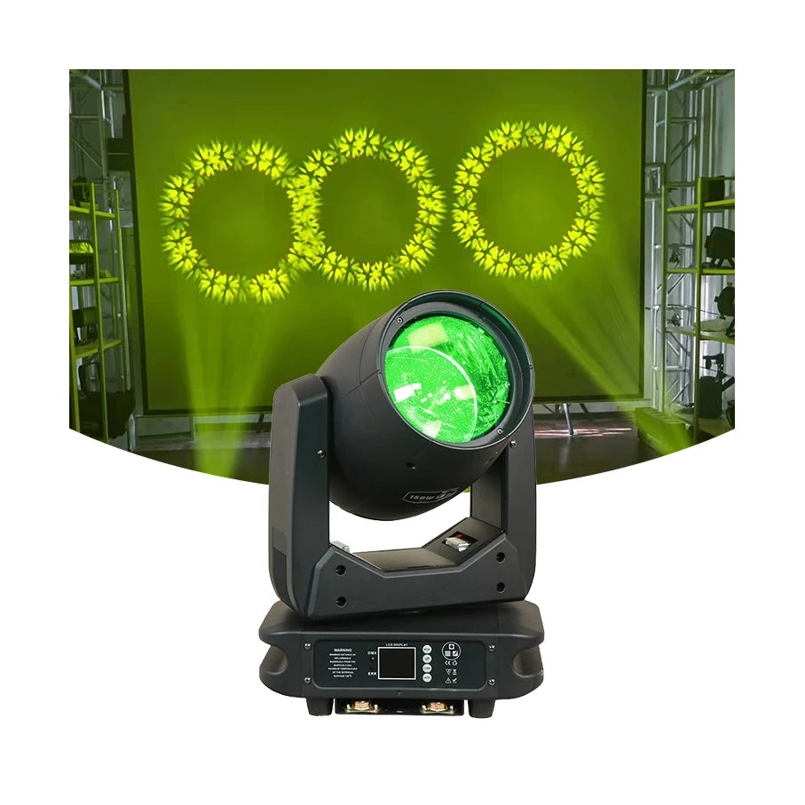 Professional Dj Lcd Display 6/19 Channels Moving Head Light for Party 150w Led Moving Head Beam