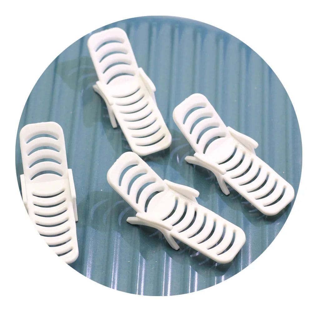 Kawaii Artificial White Beach Chair Figurines Miniature Doll House Decoration Ornaments Fairy Garden DIY Accessories