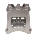 Lightweight Titanium Wood Burning Stove Flatpack Pocket Design for Outdoor Cooking for Camping & Picnics