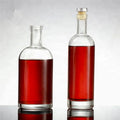 Luxury Glass Bottle Vodka Bottle with Polymer Plug for Vodka Cocktail Mixers High-End Juice Brands  Liquor Wine Storage