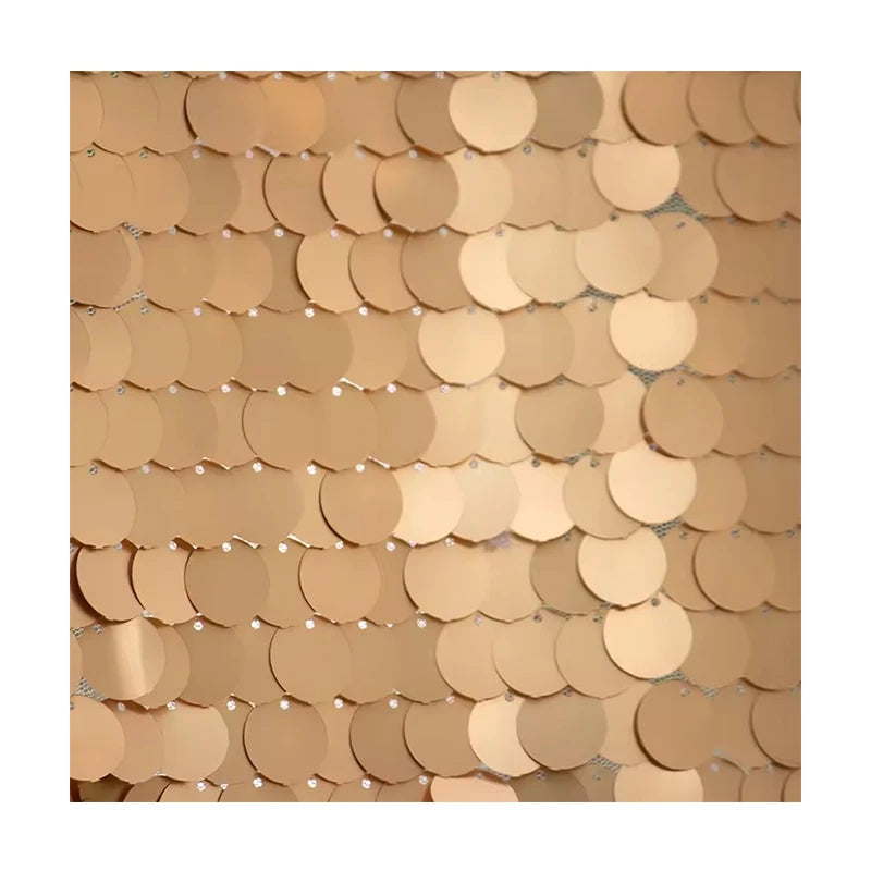 18mm New Design Sequin Curtain Panel Drapes Hanging Supplies Backdrop Wedding Decoration Large Sequin Background Cloth