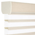 Shangri-la Blinds New 2\" Select Light Filtering Sheer Shades Curtains Built-In Electric Vertical Roller Shades Plain Technique