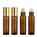 Guangzhou Litai Essential Oil Roller Bottles 10ml Amber Glass Roll on Bottles for Perfume