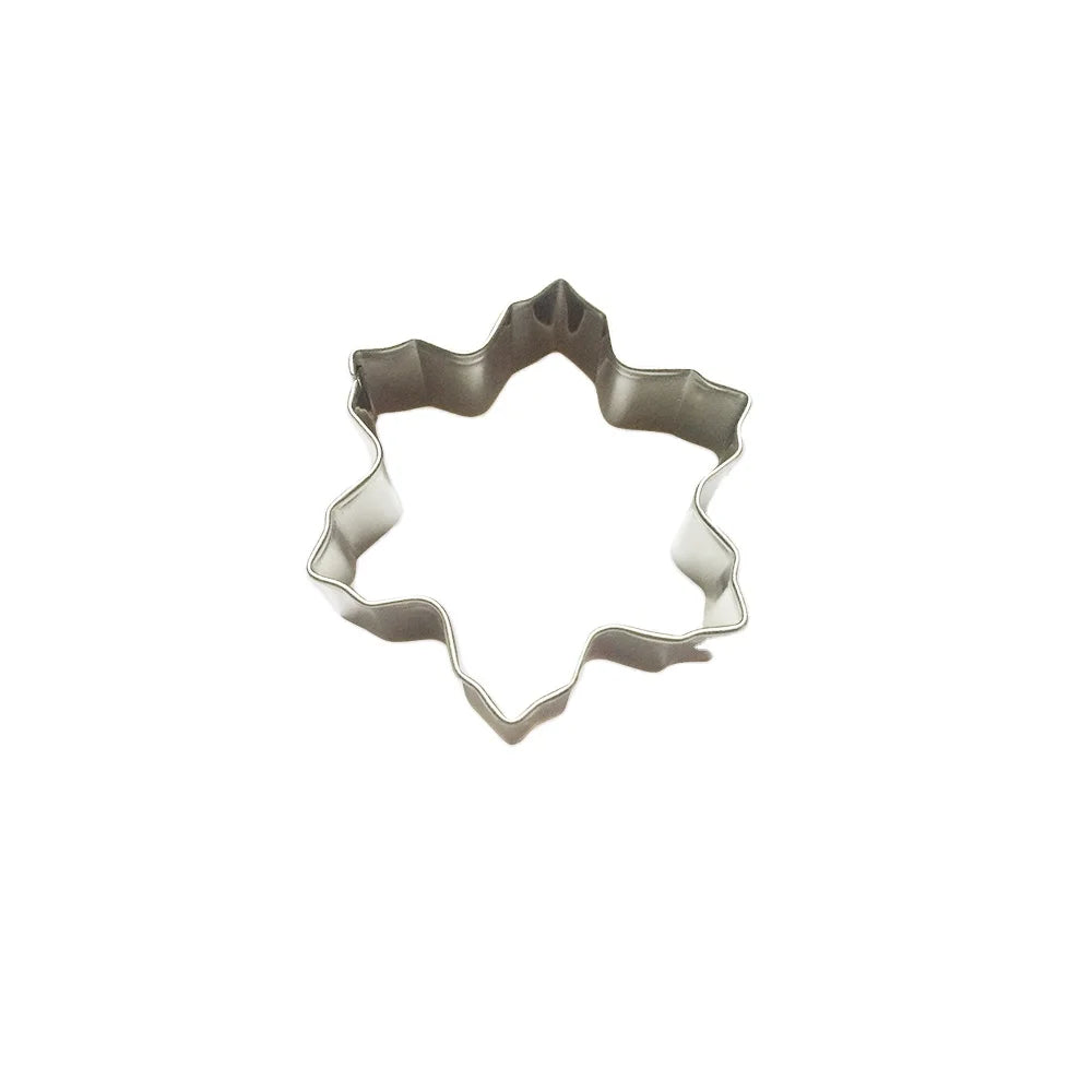 Food Safe Kid's Baking Biscuit Mold Stainless Steel Metal  Snowflake Christmas Cookie Cutter Custom
