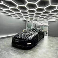 Deformable Hexagon LED Garage Light for Ceiling Hanging Working Home & Detailing Use