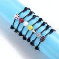 Fashion Sports Bracelets Baseball Softball Football Volleyball Golf Basketball Tennis Soccer Ball Beads Friendship Bracelet