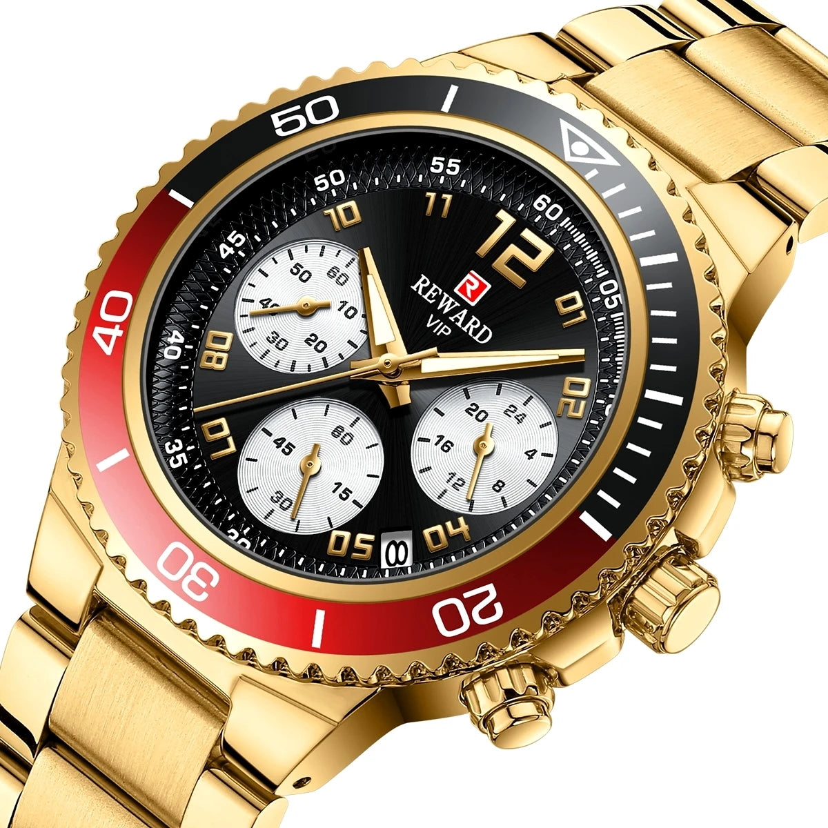 Reward Mens Watch Luxury Watches Men Brand Custom Wristwatch Classic Chronograph Quartz Stainless Steel Relojo