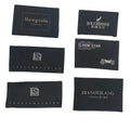 Wholesale Cheap Woven Tags Fashion Brand Logo Polyester Custom Quality Garment Neck Labels With End Fold