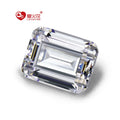 Custom Wholesale 5a Emerald Cut Octagon Shape White G White Yellow Light pink Artifical Gem Syntheict Cz Stone Cubic Zirconia