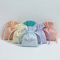 New Arrival Wholesale Suede Jewelry Packing Pouch Small Drawstring Gift Velvet Flannel Bag