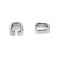 Wholesale Accessories Necklace Pendant Flat Wire Clasp Melon Seeds Clasp Stainless Steel Clip for Jewelry Diy Making