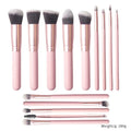 Custom Logo Foundation Concealer Eyeshadow Fan Make up Brushes 14pcs Makeup Brush Set with Bucket