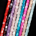 Natural Colorful Mother Pearl Drum Shell Beads Loose Bone & Coral 38cm Jewelry Making Findings DIY Bracelets Necklaces