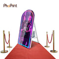 2022 Photo Booth Mirror Air Magic LED Frame Hand Mirror Camera Compatible 21 Inch LCD Touchscreen FHD Resolution MegaBDM