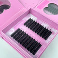 Trays Volume Classic Cashmere Darkest Black Pbt Wholesale Individual Lash Eyelashes Extensions