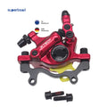 ZOOM Bicycle Hydraulic Disc Brake MTB Mountain Road Bike Bicycle Hydraulic Oil Line Pulling Disc Brake XTECH HB100 Front & Rear